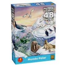 Mundo Polar Quebra-Cabeça Gigante 48 Peças - Grow 04560