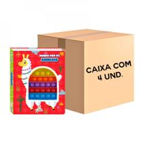 Mundo pop it! - animais - caixa fechada - 4 unidades - Blu Editora