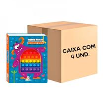 Mundo pop it! monstros - caixa fechada - 4 unidades - Blu Editora