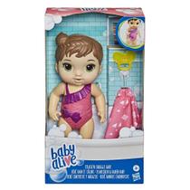 Muñeca Baby Alive Splash'n Snuggle de Cabello Castaño para Juego con Agua Muñeca Baby Alive Splash'n Snuggle de Cabello Castaño para Juego con Agua