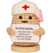 Muñeca de Papa de Crochet vhemo Hecha a Mano con Apoyo Emocional Dr.&Base