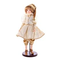 Muñeca Hada Vickerman 18" Terciopelo Mocha con Soporte para Uso Interior
