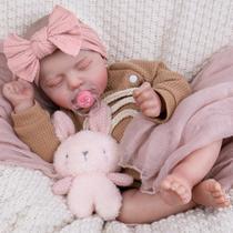 Muñeca Reborn Aori 51cm Niña Realista con Peso y Ropita Muñeca Reborn Aori 51cm Niña Realista con Peso y Ropita
