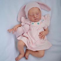 Muñeca Reborn GUESSBELLY Dormida 50 cm con cuerpo de tela 1,2 kg