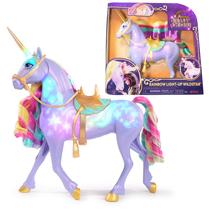 Muñeco Unicornio Wildstar de la Academia de Unicornios con Luz Arcoíris