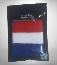 Munhequeira 8 cm Esportiva 1 Unidade Atoalhada Absorvente França Munhequeira 8 cm Esportiva 1 Unidade Atoalhada Absorvente França