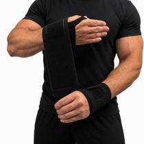 Munhequeira Academia Exercício Funcional Musculação Suporte Pulso Ajustável tiras autocolantes Fitness Unissex Munhequeira Academia Exercício Funcional Musculação Suporte Pulso Ajustável tiras autocolantes Fitness Unissex