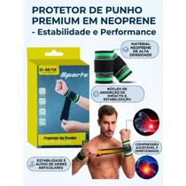 Munhequeira Academia Exercício Funcional Protetor Punho Elástica Ajustável Musculação Fitness Par