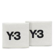 Munhequeira Adidas Tennis Y-3 Curta Com 2 Unidades Branca e Preta