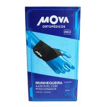 Munhequeira Ajustável Posicionador Preta U MOVA ORTOPÉDICOS
