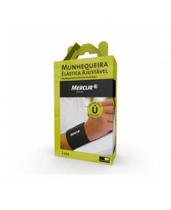 Munhequeira Ajustável Preta Par (Tam U) Mercur BC0054-02PR