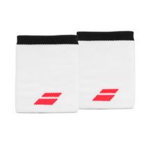 Munhequeira Babolat Logo Jumbo Longa Branca/Vermelha Munhequeira Babolat Logo Jumbo Longa Branca/Vermelha