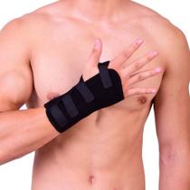 Munhequeira C/ Tala Órtese Punho Mão Esquerda Ou Direita 1und