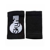 Munhequeira Canelada Skyhill Anti Suor exercício funcional Preta Adulto