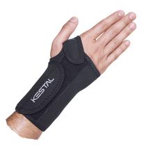 Munhequeira com Tala de Punho Bilateral Preto (KESTAL)