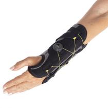 Munhequeira com tala esquerda media cinza boa - kestal