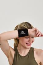 Munhequeira de Algodao Cajubrasil (LARG:8cm / COMP:10 cm) Preto