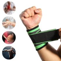 Munhequeira De Pulso Mão Ajustável Tendinite Esporte Ortopédica Academia Tensor Elástica Compressão