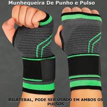 Munhequeira De Punho Pulso Alívio Dores Tendinite Alta Compressão Elástica Ortopédica Saúde Ajuste