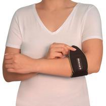 Munhequeira e Cotoveleira Mercur para Tennis Elbow Cor Preta Tamanho P/M 1 Unidade Munhequeira e Cotoveleira Mercur para Tennis Elbow Cor Preta Tamanho P/M 1 Unidade