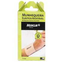 Munhequeira Elástica Ajustável Mercur Bege Tamanho Único