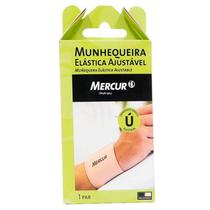 Munhequeira Elástica Ajústável Mercur Cor Bege 1 Par