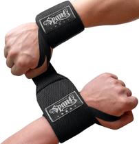 Munhequeira Elástica Alta Compressão Performance Preto Spank