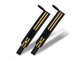 Munhequeira elastica cross - faixa amarela - Be Stronger