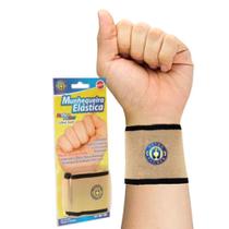 Munhequeira Elástica Fashion M Bege COM Marrom AC440 - Ortho Pauher Munhequeira Elástica Fashion M Bege COM Marrom AC440 - Ortho Pauher