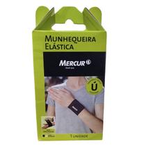 Munhequeira Elástica Individual Ajustável Preta - Mercur Munhequeira Elástica Individual Ajustável Preta - Mercur