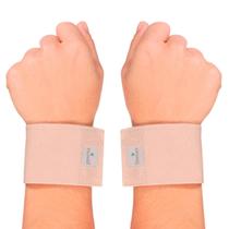 Munhequeira Elástica Takecare Bege Com 2 Unidades Munhequeira Elástica Takecare Bege Com 2 Unidades