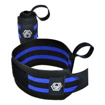 Munhequeira Elástica Wrist Wrap - Cross Training - Lpo - Nc Extreme - Preto/Azul