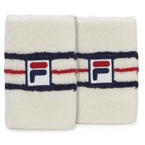 Munhequeira Fila Vintage Longa com 02 Unidades Branco Marinho e Vermelho