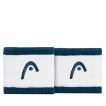 Munhequeira Head 2.5 Curta Branca e Verde - Com 02 Unidades