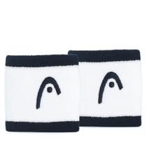 Munhequeira Head 2.5 Curta Marinho e Branco - Com 02 Unidades