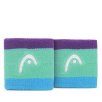 Munhequeira Head Curta 2.5 Verde Claro Roxo e Azul - Com 2 Unidades Munhequeira Head Curta 2.5 Verde Claro Roxo e Azul - Com 2 Unidades