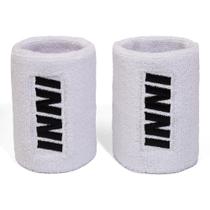 Munhequeira Inni Game Curta Branco e Preto Com 02 Unidades