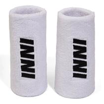 Munhequeira Inni Game Longa Branco e Preto Com 02 Unidades