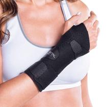 Munhequeira Kestal Neosoft Bilateral com Tala e Ajustável Preta