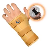 Munhequeira Órtese Imobilizador Pulso Punho Direito Bege P Munhequeira Órtese Imobilizador Pulso Punho Direito Bege P