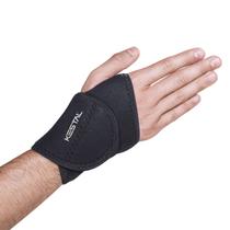 Munhequeira Protetor de Punho Ajustável Preta Kestal