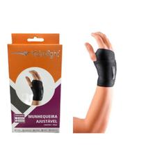 Munhequeira Protetora Anatômica Tensor De Pulso Elástica Ajustável Alivia Dor Treino - Hidrolight