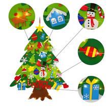 Mural Criativo Montessori Árvore Natal Educacional Estímulo