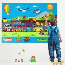 Mural Criativo Montessori Meios De Transporte Estímulo Educacional Mural Criativo Montessori Meios De Transporte Estímulo Educacional