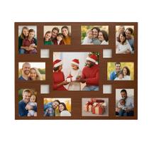 Mural de Fotos Família 11 Lugares MDF 4mm Painel de Parede Sem Furos