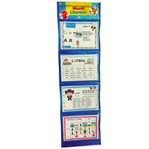 Mural Literário Pedagógico 1º Ao 3º Ano - Alfabeto 4 Formas, Sílabas Simples, Complexas, Mural Literário Pedagógico 1º Ao 3º Ano - Alfabeto 4 Formas, Sílabas Simples, Complexas,