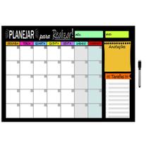 Mural Planejador de Metal Mensal 40x60cm + Caneta - Ideal Planners