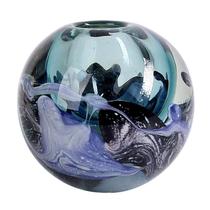 Murano Espiral em Vidro Cor Azul Turquesa 26924 Murano Espiral em Vidro Cor Azul Turquesa 26924