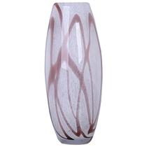 Murano Vaso L'Hermitage Em Vidro Cor Champanhe - 28097