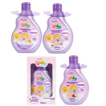 Muriel Baby Lavanda Kit 4 Peças Shampoo Condicionar Colonia Oleo 100 ml Original
